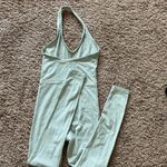 Wilfred Aritzia  Free Light Green Athletic Jumpsuit Photo 8
