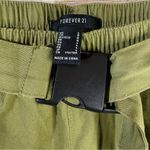 Forever 21 cargo belted green pulled on joggers loose fit women Size Large Photo 6