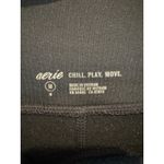 Aerie Chill Play Move Black Capri Leggings Medium High Rise Activewear Pockets Photo 4