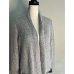 Fenn Wright Manson Women's  Long Open Front Cardigan Sweater Gray Angora Size XL Photo 1
