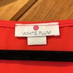 White plum dark pink & white colorblock long sleeve shirt dress Size L Photo 4