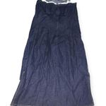 Y2k fur trim denim strapless dress Size M Photo 3