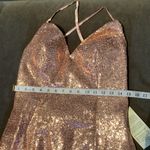 Women’s Pink Fully Sequined Mermaid Style Prom Party Dress Size M NWT Size M Photo 5