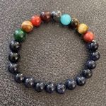 Eight Planets Natural Stone Bracelet Photo 0