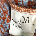 Boutique Adorable long sleeve orange and purple abstract print romper dress size medium Photo 7