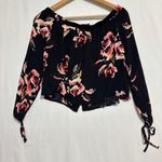 Kendall + Kylie Kendal & Kylie Crop Top Off the Shoulder Womens M 3/4 Sleeves Y2K Party Photo 2