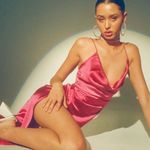 Princess Polly WALK THE LINE MAXI DRESS MAGENTA size M Photo 5