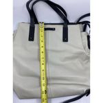 Kenneth Cole White Large Leather Crossbody Bag Photo 4