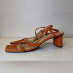 Frame  New Women’s Le Braxton Strappy Sandal‎ In Orange Sandals Size 9 Photo 2