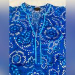 Sugar Lips Medium Kenner Floral Melia Shirt Midi Dress 100% Cotton Photo 5