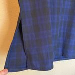 Sam Edelman NEW! $46 S Navy Plaid Side Slit Chemise Spaghetti Strap Tank Top Photo 9