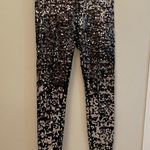 EXPRESS black sequin leggings Photo 2