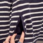 Barbour  Women’s Navy Blue White Striped Cotton Reif Sweatshirt Size Small Photo 3