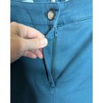 Tommy Bahama  Womens Size 14 Teal Cropped Pants Stretch Preppy Beach Boho Travel Photo 4