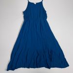 Peach Love California Size Small Blue Maxi Dress Sleeveless Casual Sundress Photo 0