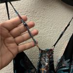 Free People Intimately Through The Vine Maxi Long Dark Floral Smocked Dress XS Photo 8