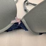 Victoria's Secret Victoria’s Secret VS Blue Dream Angels Push-Up Padded Bra Size 34D Photo 7