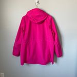 Lands' End  Hooded Lightweight Rain Jacket Bright Vibrant Pink Size Women's XL Photo 1
