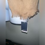 Lands' End Lands‎ End Honey Beige Houndstooth Women’s Scarf OSFA New Photo 1