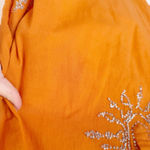 Vintage Juliet Dunn Tunic Dress Sz 2 Orange Photo 4