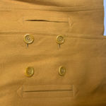 Relativity  Mustard Gold PeaCoat Sz Large Double Breasted Wool Blend Photo 7