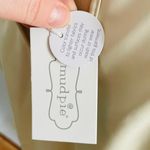 Mud Pie Lovie Faux Leather Top/Blouse- Cream- Size Large- NWT Photo 12