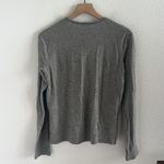 James Perse Standard Gray Wool Blend Long Sleeve Shirt Top 3 / Medium Photo 1