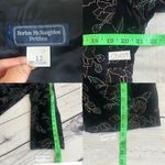 Norton Mcnaughton Vintage Burnout Velvet Blazer Size 12P Floral Jacket Boho Goth Whimsigoth 90s Photo 1