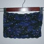 PINK - Victoria's Secret PINK S Galaxy Mesh Strapless Top in Purple Black Photo 13