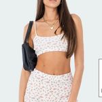 Edikted Floral Two Piece Lounge PJ Set Photo 1