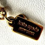 Kate Spade gold tone long rhinestone neon station necklace Photo 2