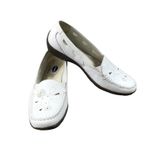 DR. SCHOLL'S CutOut Leather Loafers Women 7.5M Balance VTG Everyday Boho Retro Size 7.5 Photo 8