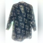 Anokhi Lotus Print Cowl Neck Tunic size large Blue Photo 4