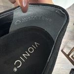 Vionic  Ula Wedge Women Black Suede Waterproof Slip-On Platform 7.5(B69) Photo 7