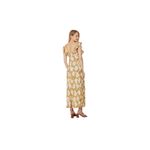 Madewell NWT  Angelina Sleeveless Yellow Tan Maxi Slip Dress Size 12 Photo 10