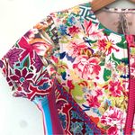 Johnny Was NWT  Locita Surf One Piece Swimsuit Swim Beach XS Floral Photo 4