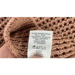 Ann Taylor Sweater M Tan Open Knit Pullover Minimalist Preppy Quiet Luxury Photo 4