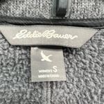 Eddie Bauer Jacket Womens S Gray Black Down Fleece Puffer Insulated Full Zip Photo 10