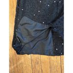 Laurence Kazar Vintage Women's Size S Beaded Silk Dress, Black Party Photo 6