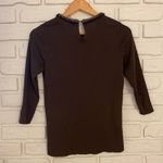 ZARA knit top with beaded neckline size small Photo 5