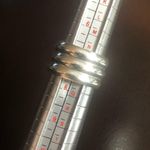 Sterling Silver Vintage TAXCO Concentric Circle Fluted Wide Band Ring Photo 7