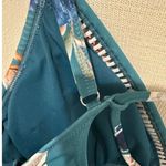 Cupshe Floral Lace Up One Piece Swimsuit Green / Teal Floral Large Photo 5