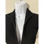 Marc New York Andrew Marc Black Sleeveless Zipper Collar Fit Flare Dress Women's Size 0 Photo 5