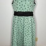 Lindy Bop Cindy Polka Dot Swing Dress- Mint and Black- Full Skirt- Size 5XL- NWT Photo 1
