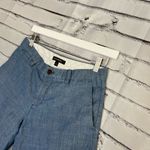 Banana Republic  Women’s Blue High Waist Cotton Flat Front Shorts Size 2 Summer Photo 5