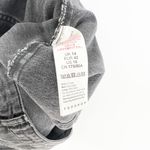 Topshop  Buckle Denim Mini Skirt 10 Grey Photo 4