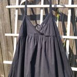Derek Heart  Black Tiered Cotton Maxi Dress M Photo 2