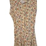 Vintage 90s Adjustable Cream Floral Hippie Cottagecore Flower Pattern Ro… Pink Size 20W Photo 0