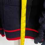 Talbots Ruffle Cardigan Nautical Preppy Classic Large Photo 4