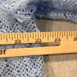 Alfred Dunner NWT  Light Blue Open Knit Cardigan L 3/4 Sleeve Dressy Layering Top Photo 4